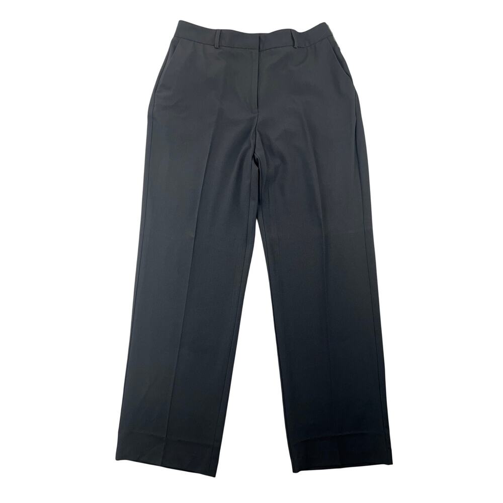 NWT Van Heusen Stretch Black Dress Pants Women Straight Leg Career USA - 12